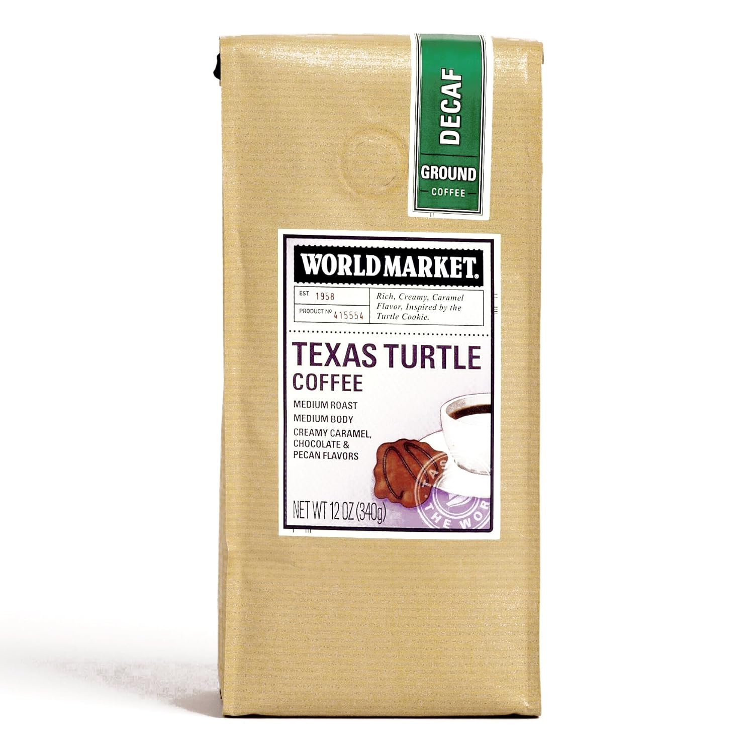 Decaf Texas Turtle Blend Coffee (1 Item Per Order)