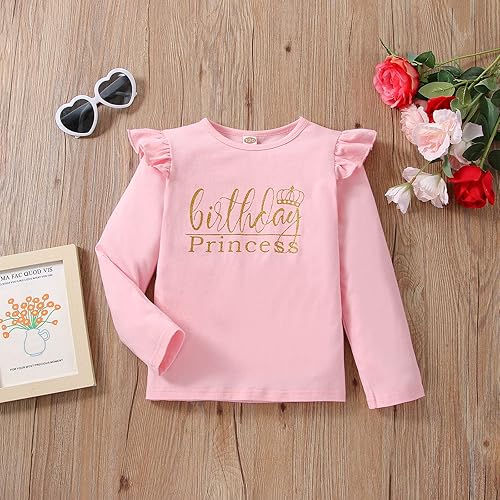 Miniatura 7 de Trajes de cumpleaños para niñas pequeñas chaleco de princesa camisa de manga larga