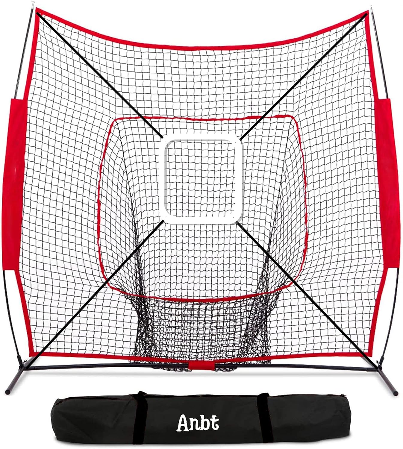 Anbt 7' x 7' Baseball Softball Practice Net Baseball