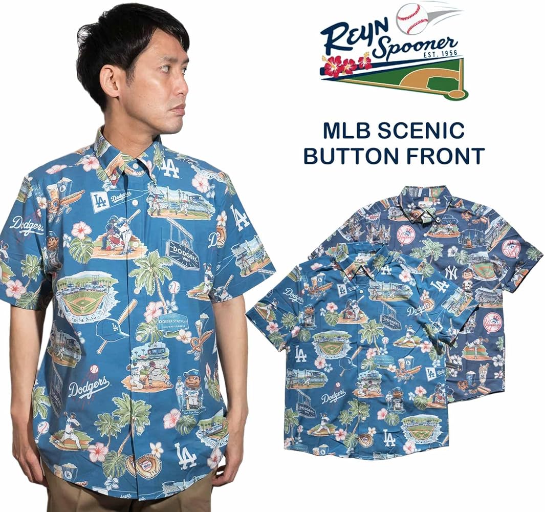 Amazon.co.jp: [レインスプーナー] 半袖 アロハシャツ フルオープン