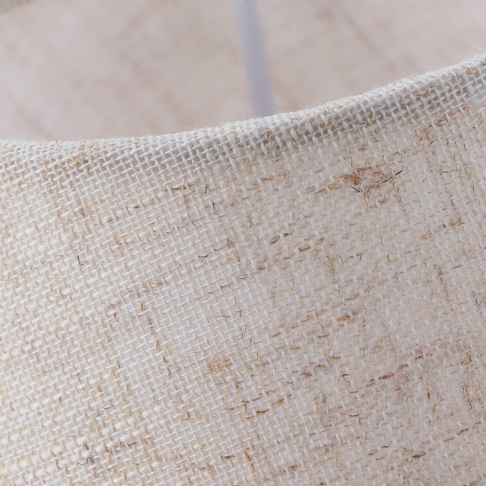 Pantalla de Lámpara de Araña de 3 Uds, Pantalla de Tela de Lino E14 de 5,5x5,1x3,54 Pulgadas, Pantalla de Lámpara Pequeña para Lámpara de Vela, Decoración de Hotel Ktv