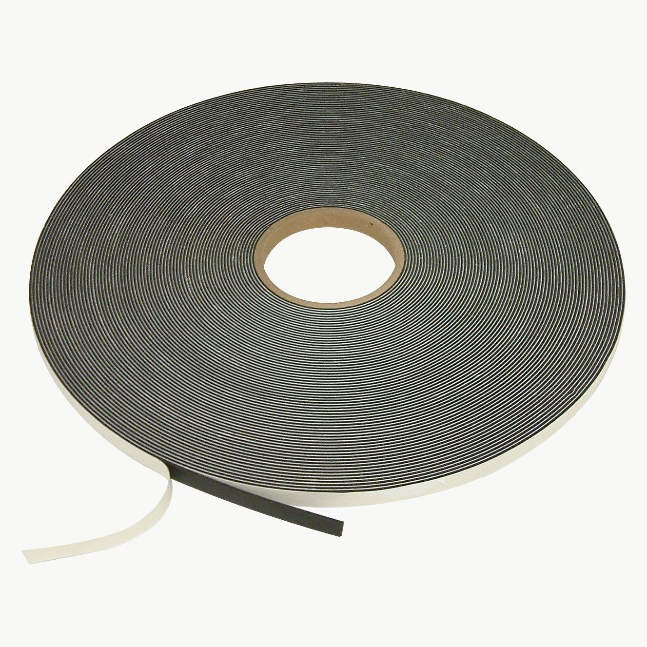 J.V. Converting JVCC Medium-Density PVC Foam Tape [Single-Sided, Closed Cell] (SCF-02): 1/4 in. x 50 yds. x 1/16 in. Thick (Black)