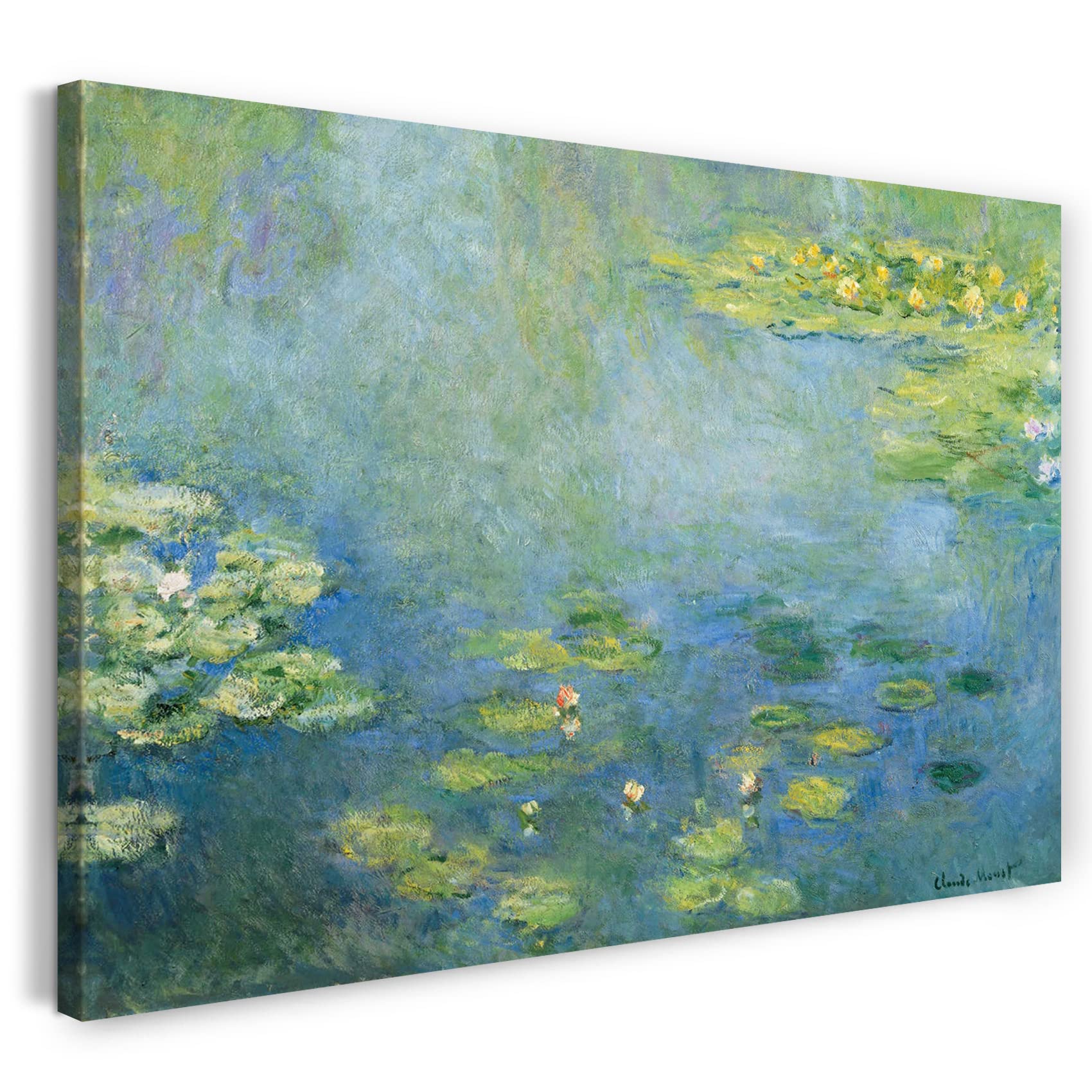Printed Paintings Canvas Print (80X60cm): Claude Monet - Water Lilies