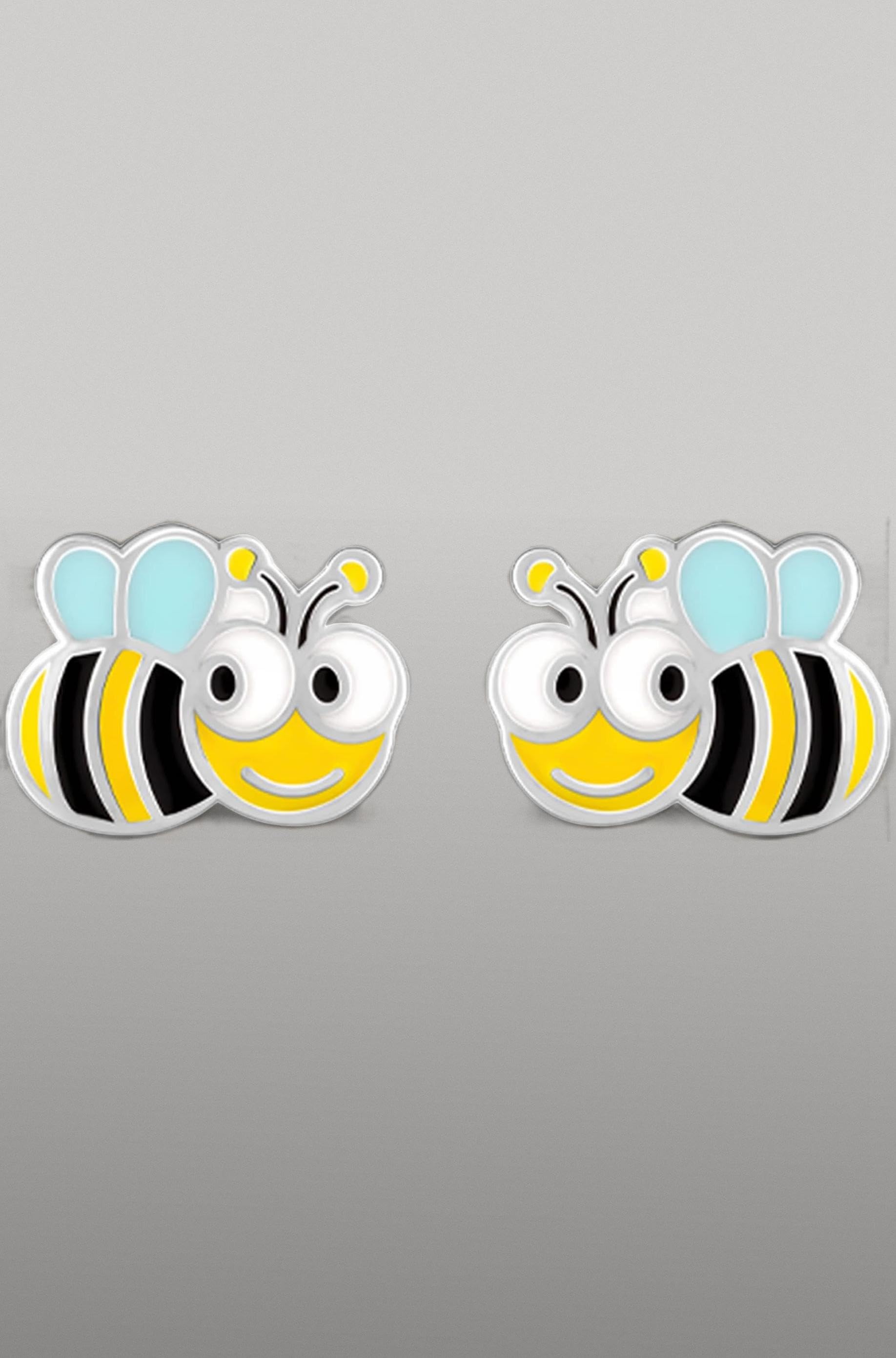 Sterling Silver Kids Earrings | Birthday Gifts for Kids | With Certificate of Authenticity and 925 Stamp | 6 Month Warranty*