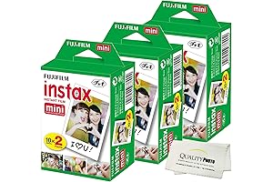 Fujifilm Instax Mini 9 Instant Film (6-Pack - 60 Sheets - White)