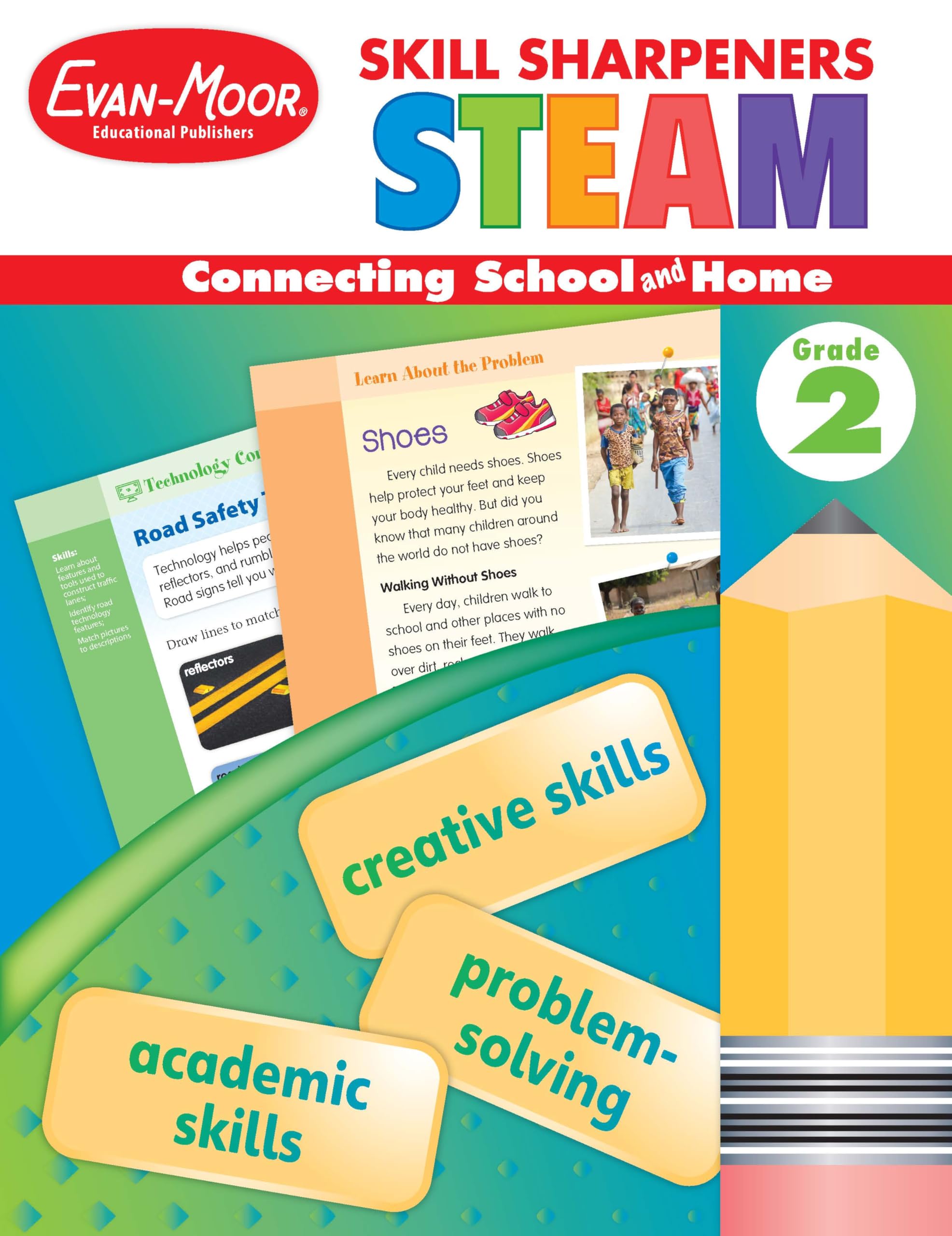 Skill Sharpeners: Steam, Grade 2 Workbook