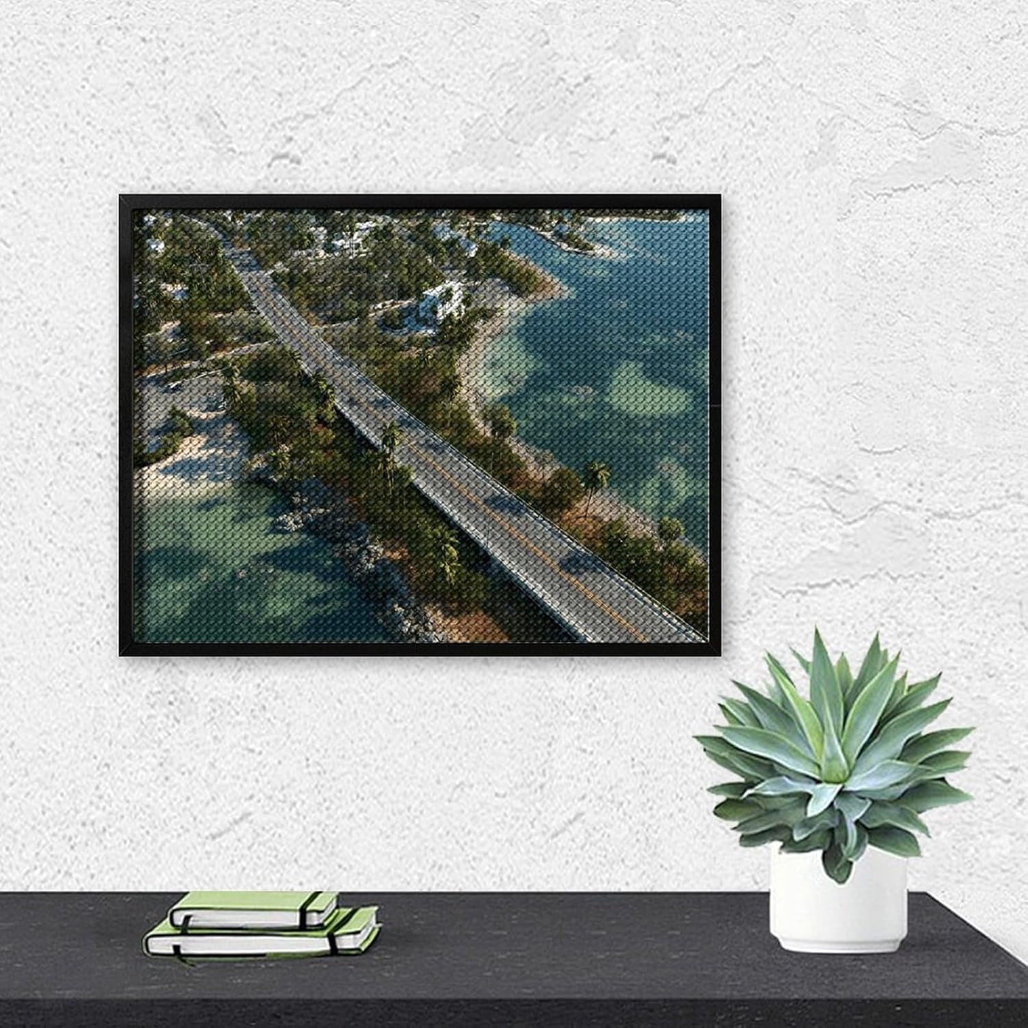 Overseas to Key West Island Photo Diamond Painting Kits for Adults Full Dril Paint Diamond Art Wall Decor