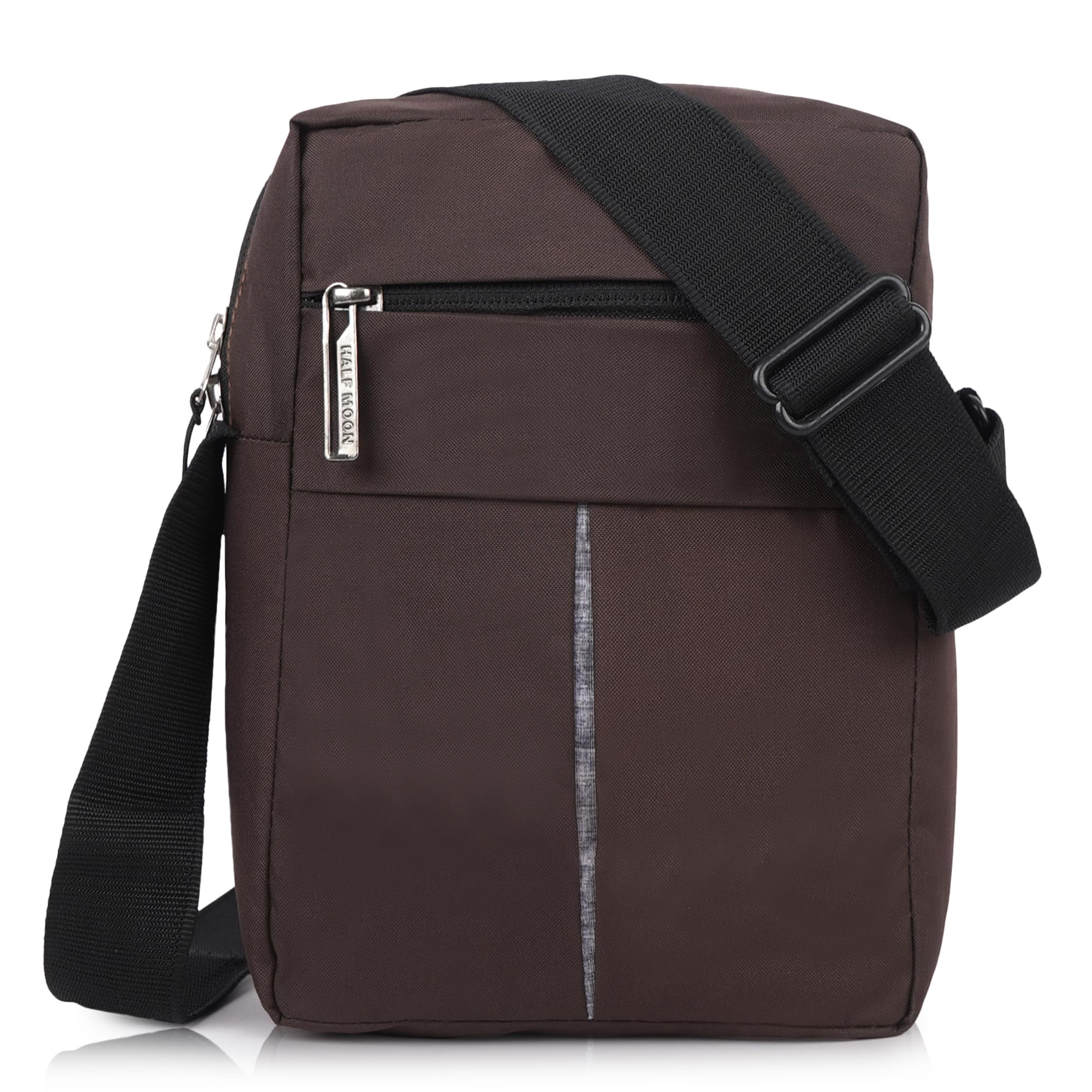 velzo Crossbody Messenger Bag for Men, Brown-picture-2