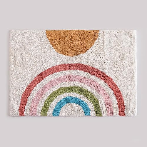 Miniatura 4 de Alfombras de baño grandes para baños grandes  Alfombras de baño asequibles  Alfombra de baño con patrones coloridos  Alfombra de baño gruesa y