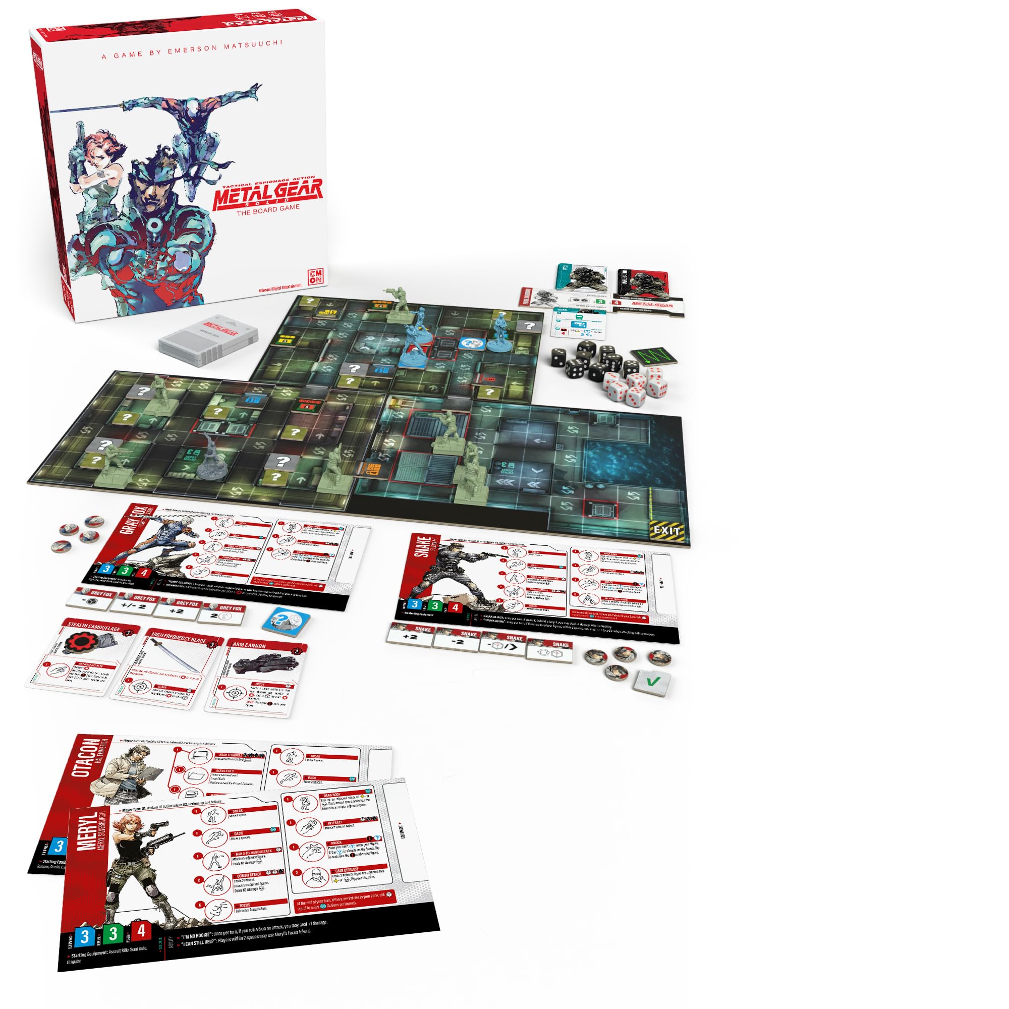 コミック・アニメ L GEAR SOLID: THE BOARD GAME Amazon.com: CMON Metal Gear Solid The Board Game - Stealth