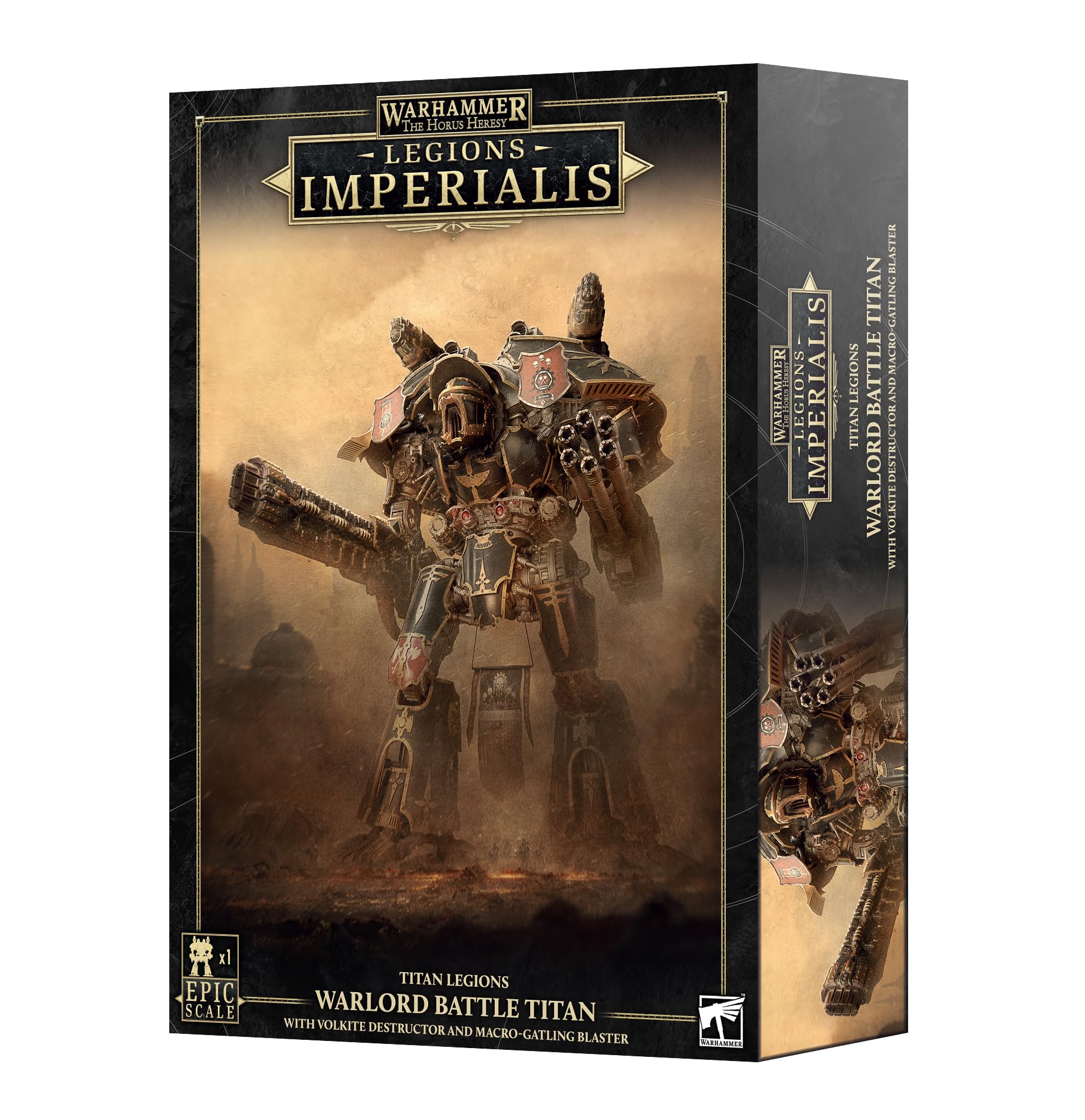 Games Workshop - Warhammer The Horus Heresy - Legions Imperalis: Warlord Titan with Volkite Destructor and Macro-gatling Blaster [EPIC SCALE]