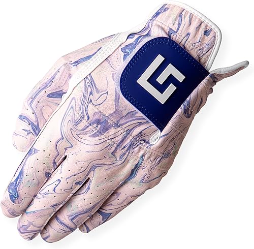 Uther Womens Dura Golf Glove Durable, Comfortable, Tailored Fit with Zip Pouch