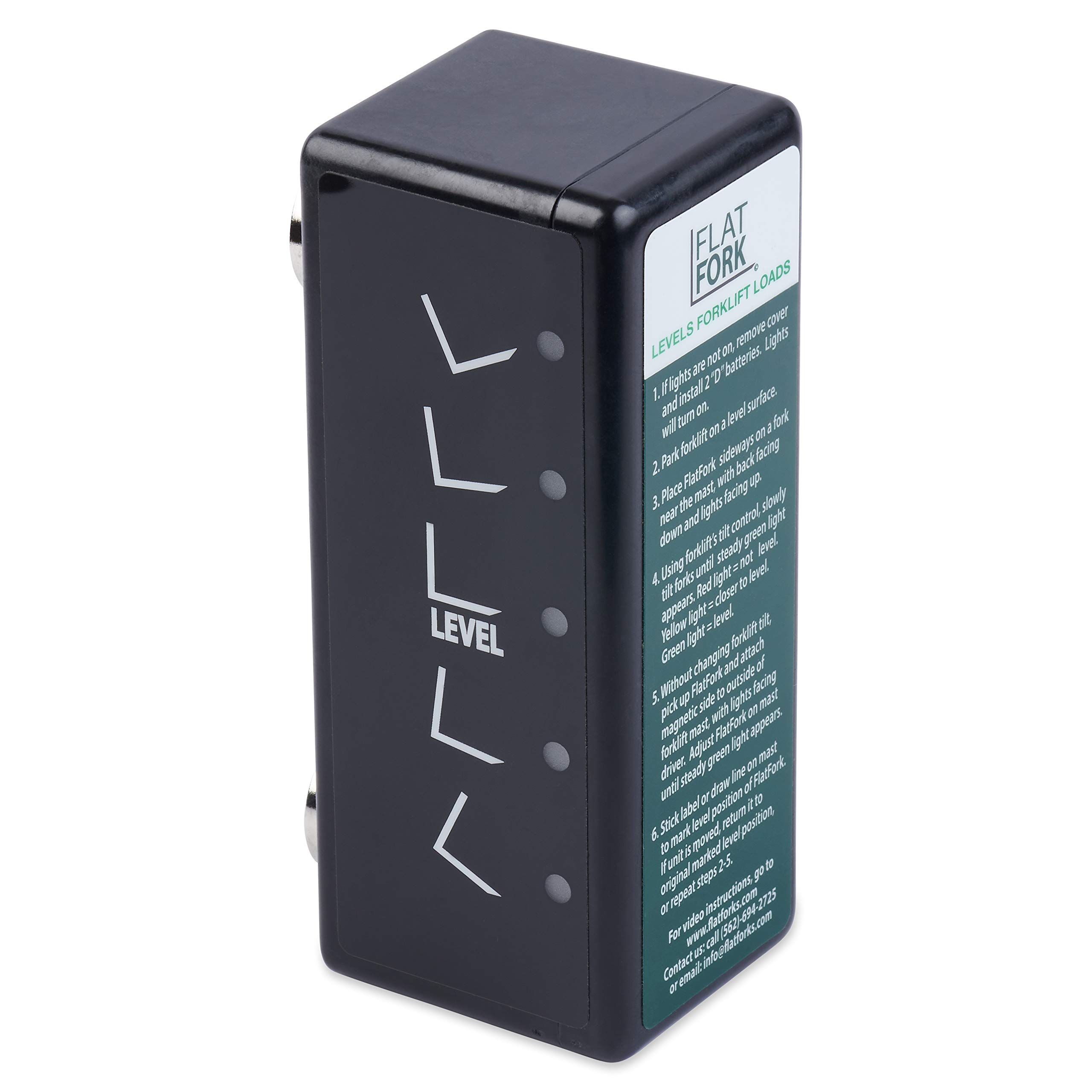 Flatfork Forklift and Lift Truck Mast Tilt Level Indicator Forklift Safety Attachment