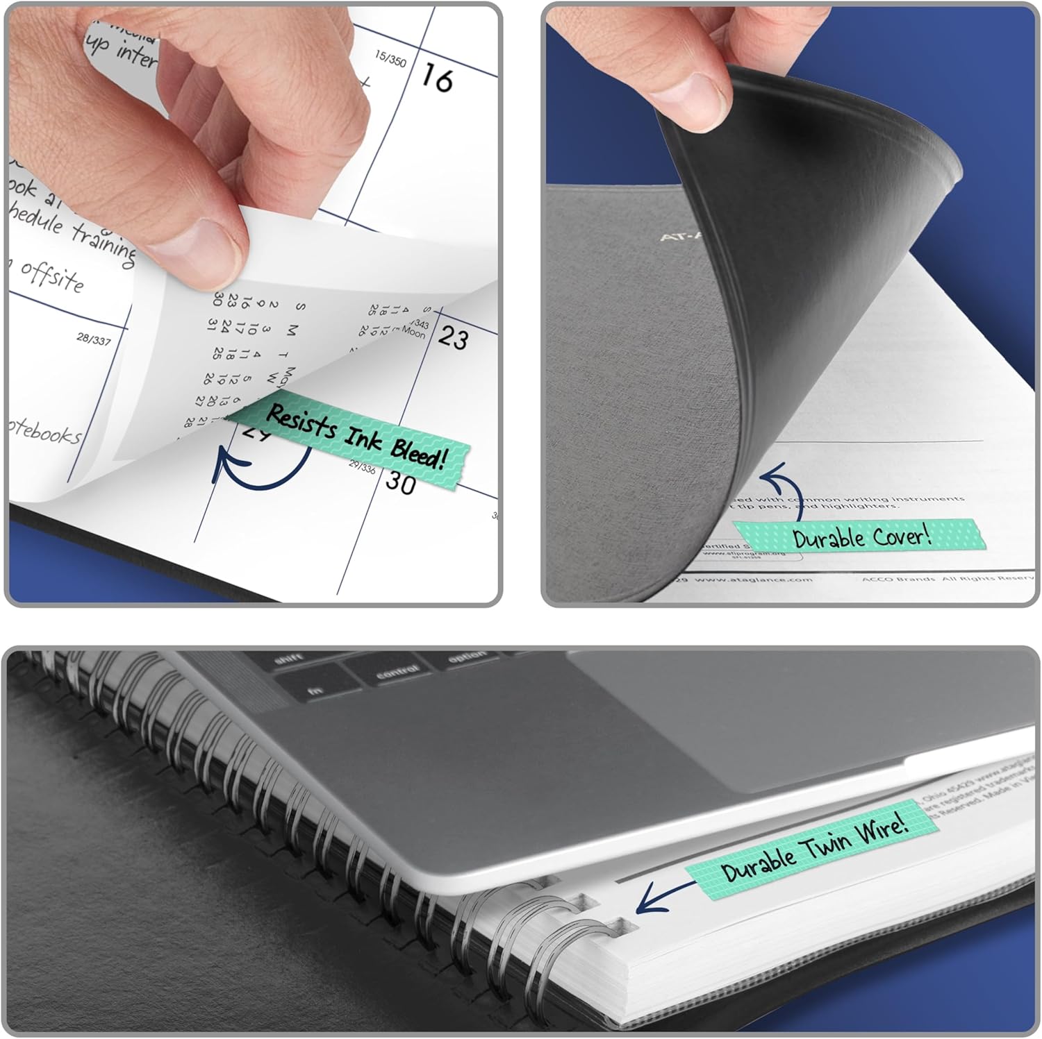 AT-A-GLANCE 2027 Planner, Monthly, 7" x 8.75", Unruled Daily Blocks, DayMinder, Black (G4000027)