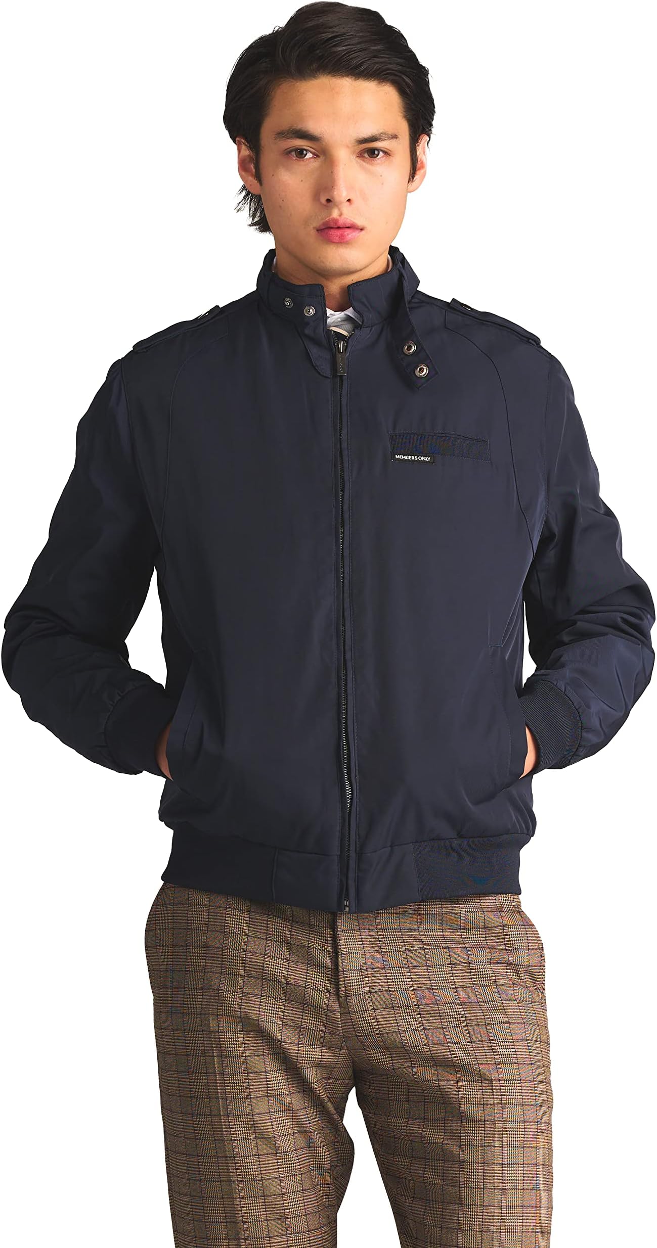Men's Iconic Racer Quilted Lining Jacket |Slim Fit|