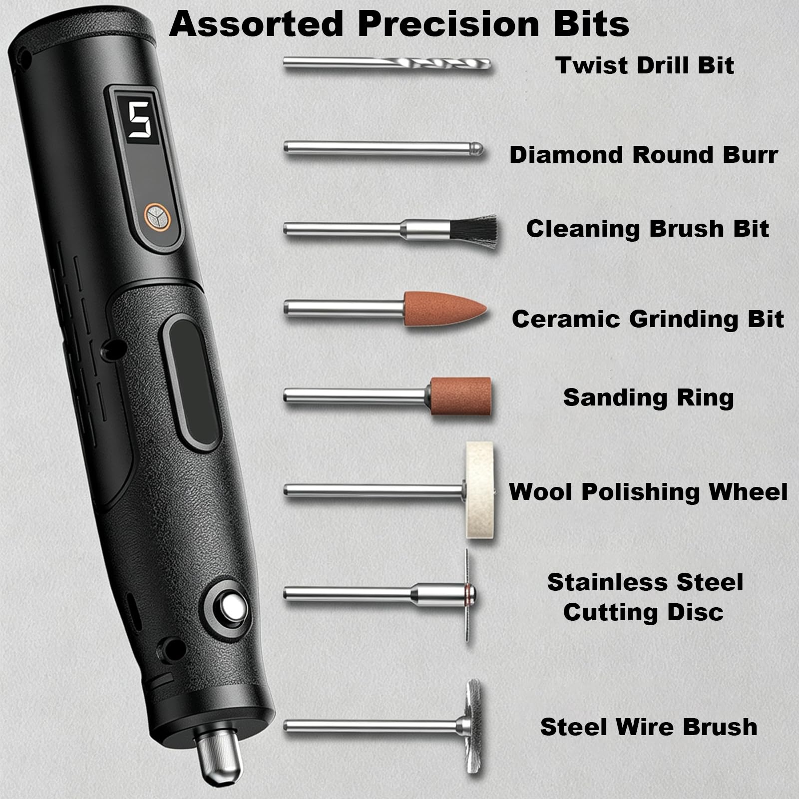 Utensile Rotativo Senza Cavo con Fessure Dissipative di Calore