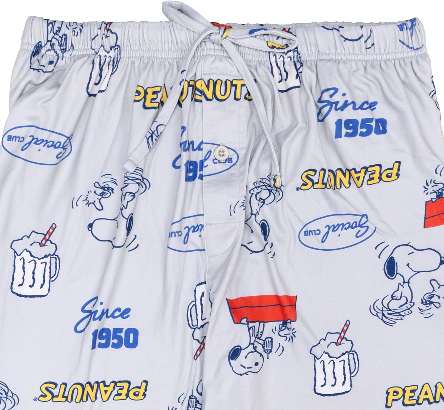Peanuts mens Pajama Pants, Lounge Bottoms With Drawstring, Ultra-soft & Comfortable - Image 3