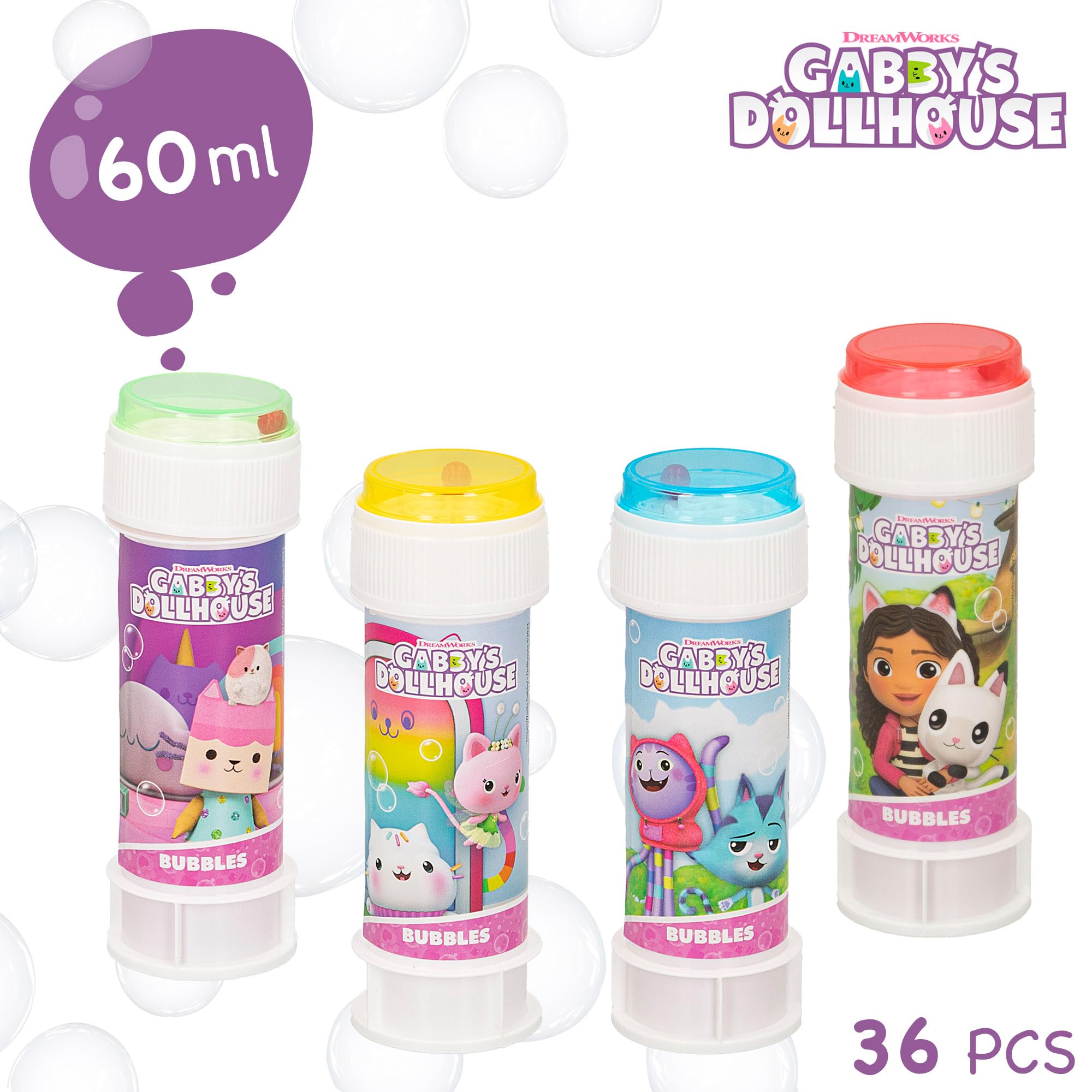 COLORBABY Paw Patrol - Pompero Con Laberinto + 36 Burbujeros De 60 Ml, Juego De Burbujas Gigantes Para Niños +3 Años, Ideal Para Cumpleaños Y Regalos
