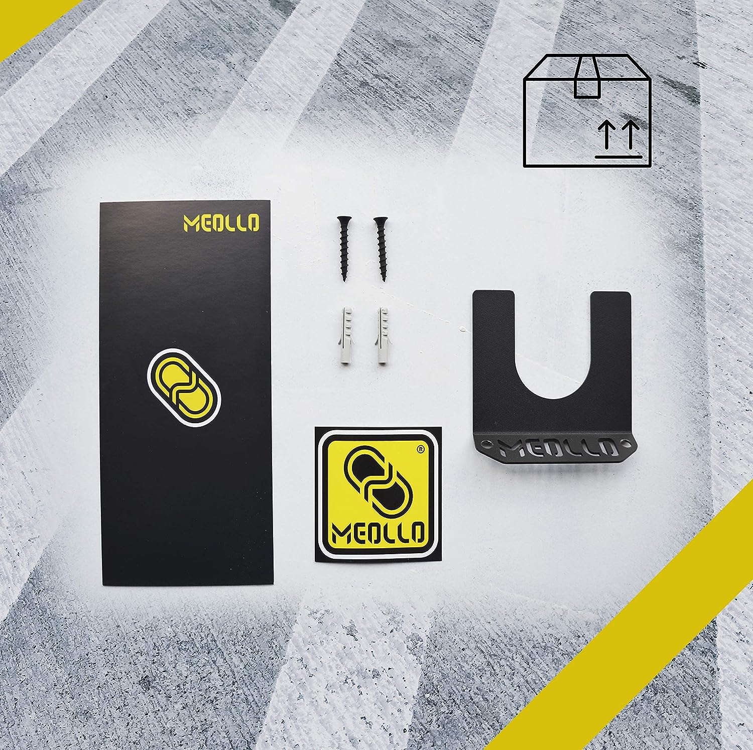 Support Mural pour Skateboard et Longboard (100% Acier)