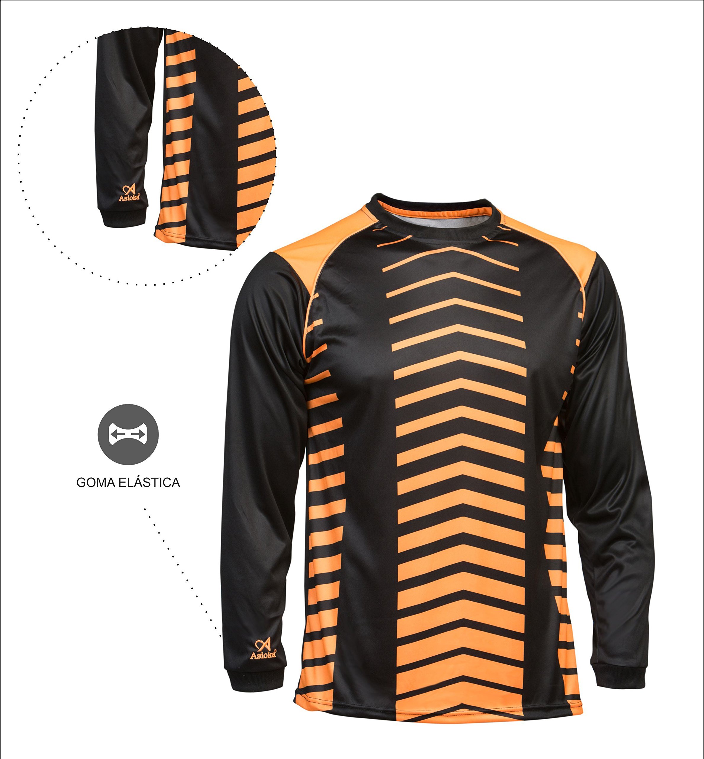 Asioka 156/17 Camiseta de Portero de Mangas Largas Unisex Adulto