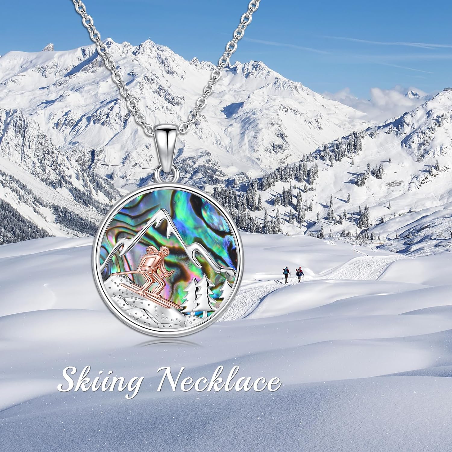 Volleyball/Soccer/Hockey/Golf/Swimming Necklace 925 Sterling Silver Sport Necklace Sport Jewelry Birthday Graduation Gifts for Women Sport Lover