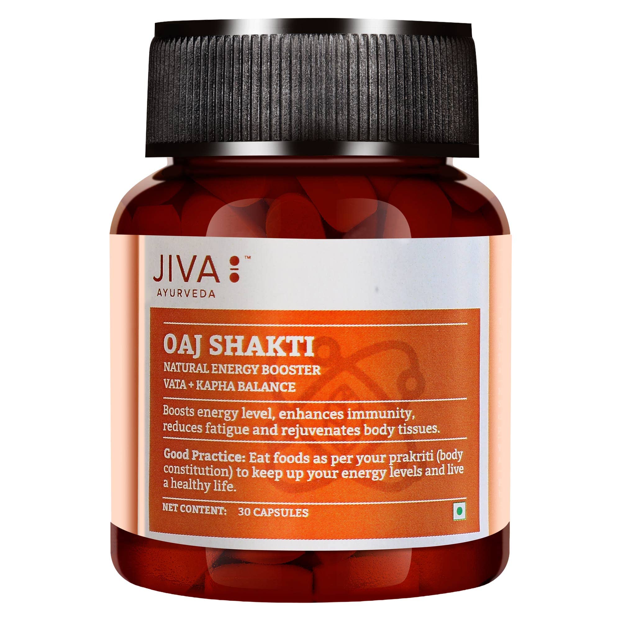Jiva Oaj Shakti - 30 (Pack of 1) Capsules | Beneficial for physical and mental performance (B0B54TX3D6) Amazon Price History, Amazon Price Tracker