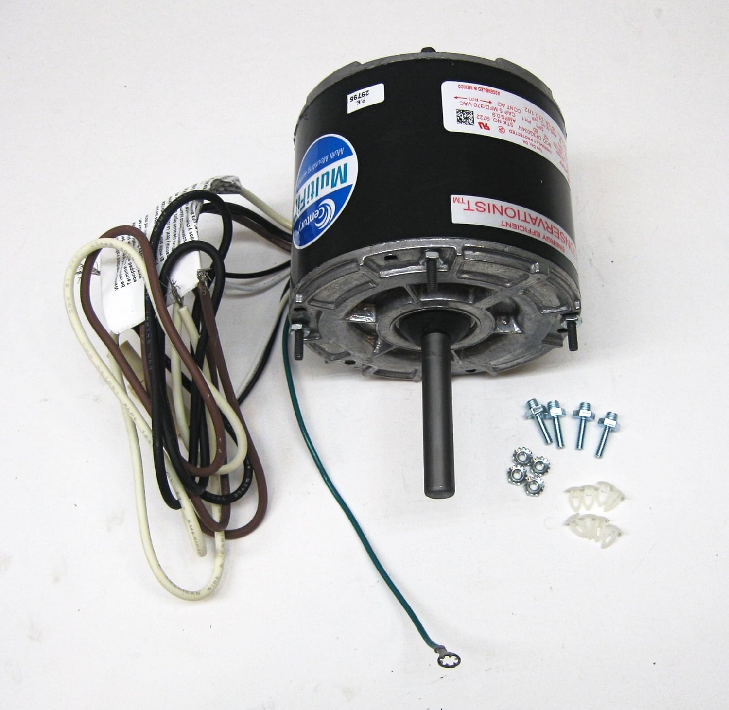 A.O. Smith 9722 1/8, 1/10, 1/12 HP 208-230 Volt 1075 RPM Blower Motor 9722