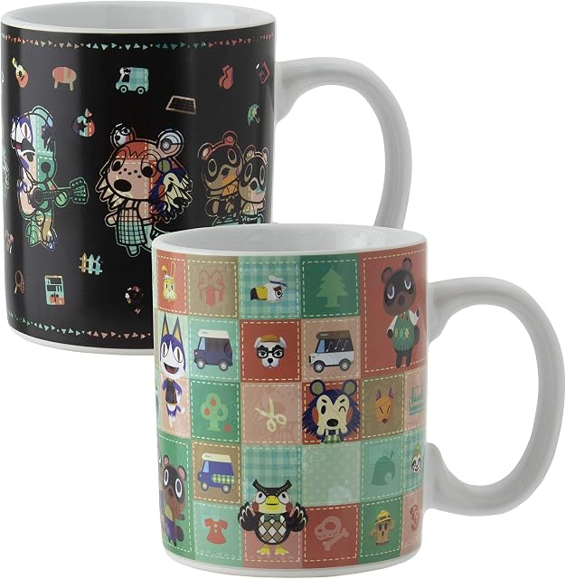 Paladone PP7721NN Animal Crossing Heat Change Mug Officially Licensed Merchandise, Ceramic, 4.0 in*4.0 in*4.0 in