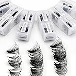 WENDY LASHES Eyelashes 1200PCS False, Premade Fans 16D Volume, Loose Promade D Curl, Mixed 9-20mm, Silk Material, Natural, Individual, 1.0582 Ounce