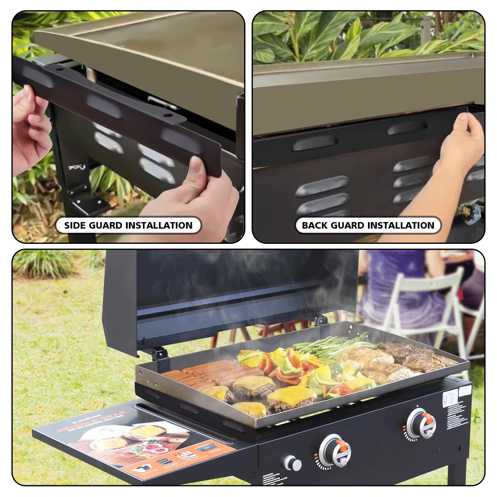 Blackstone Grill Cover 36 Inch Wind Guards For Blackstone Griddle