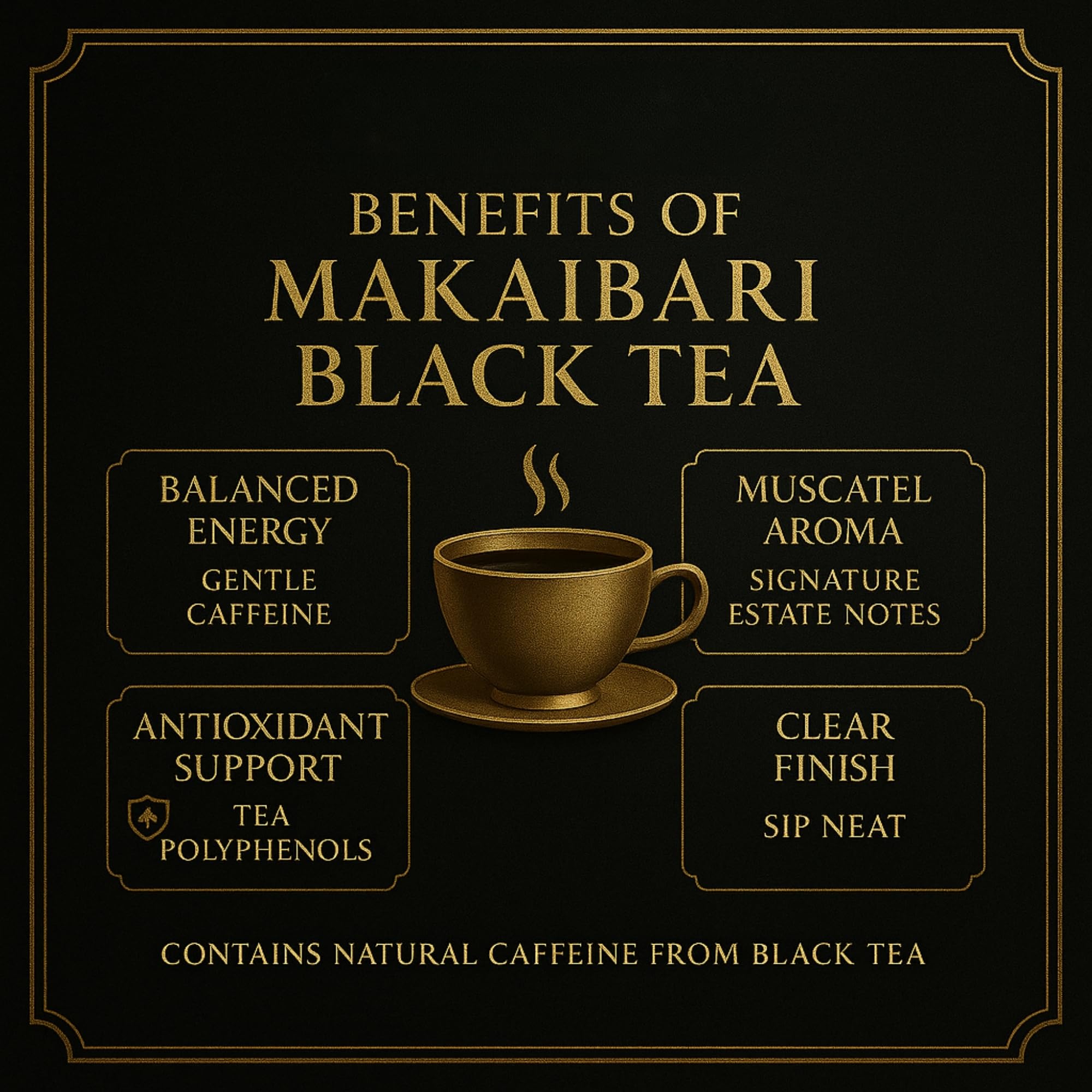 Brewora Premium Darjeeling Teas Makaibari – Exquisite Black Tea with Floral and Fruity Notes – Handpicked from Makaibari Estate Loose Leaf – Rich and Smooth Flavorful Experience (200 gm) 1