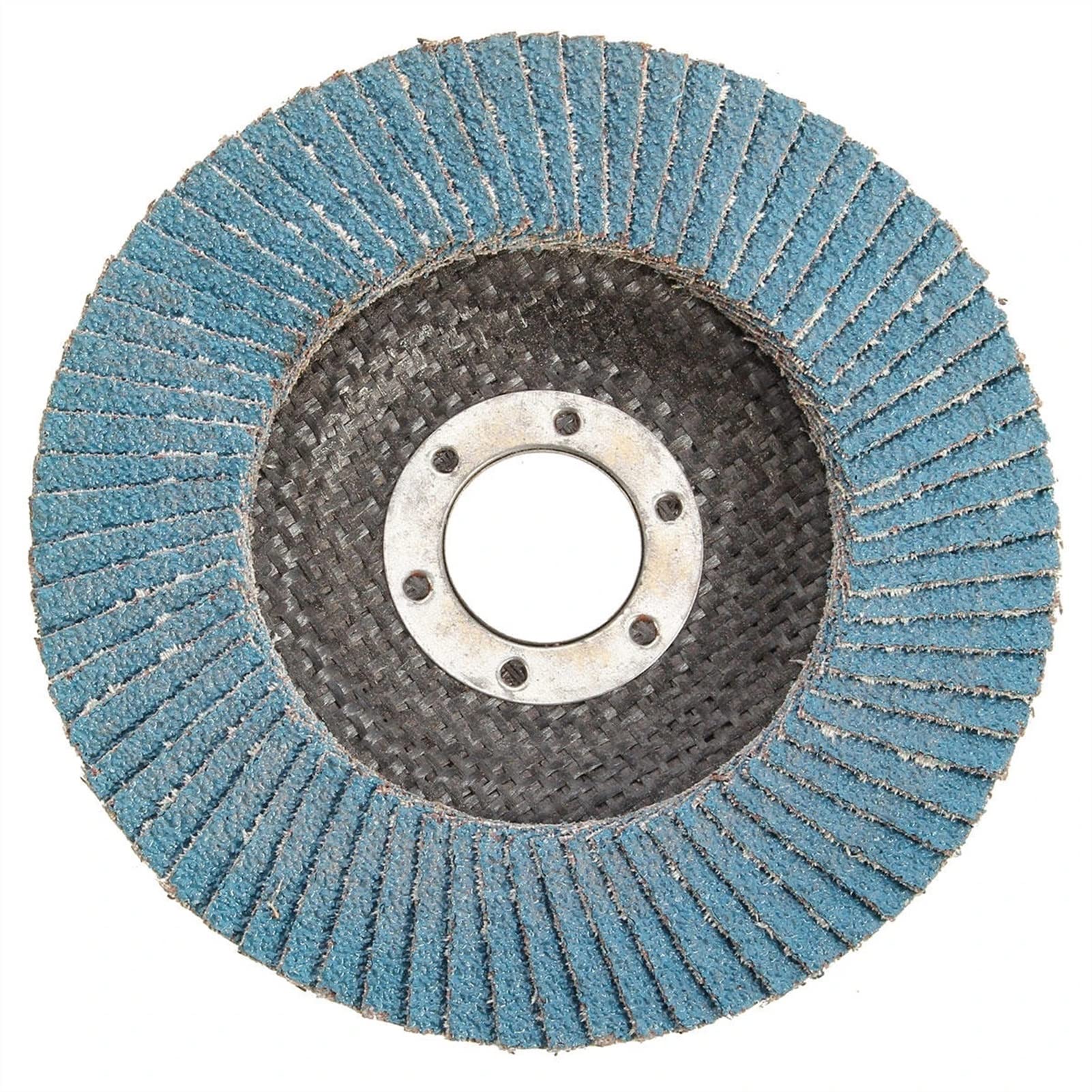 Disco de Lijado de Solapa de 115Mm, Rueda de Amoladora Angular de Grano 60, Rueda de Pulido para el Hogar, Bricolaje, 2 Uds.