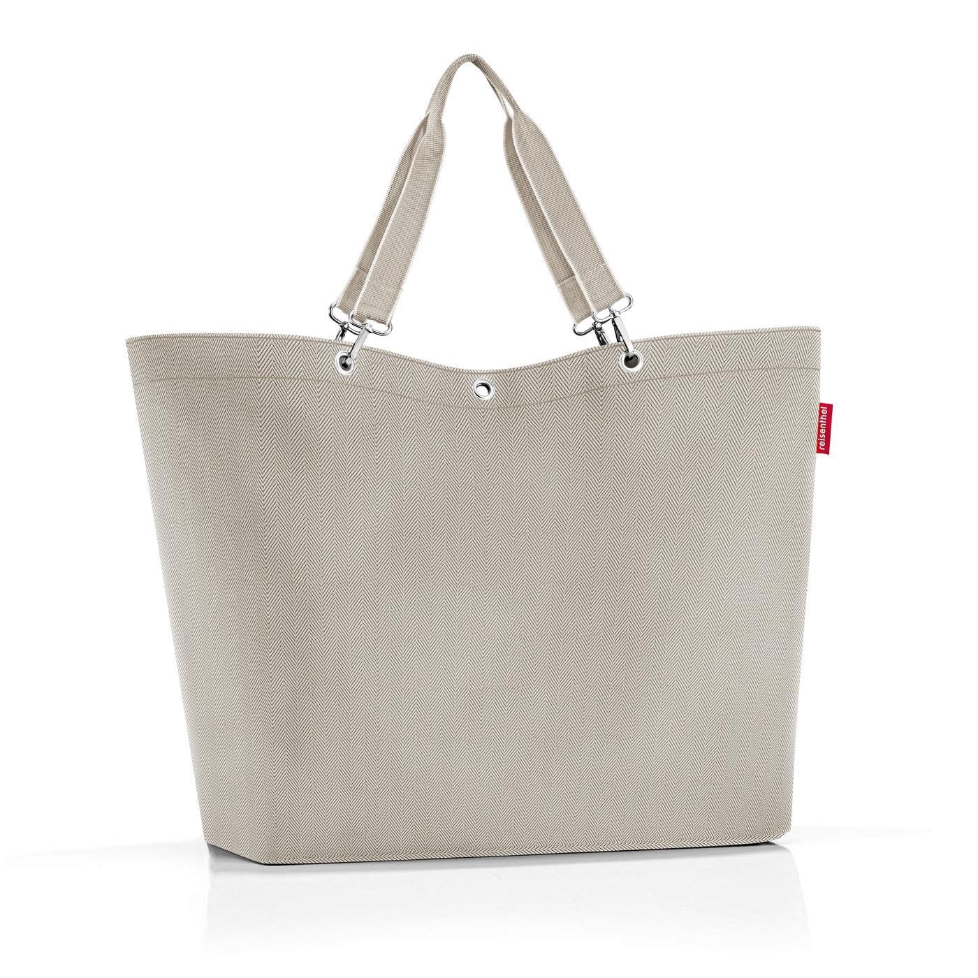 Reisenthel ZU6049 SHOPPER XL HERRINGBONE SAND Gym Bag Women's HERRINGBONE SAND Size Unica - Image 3