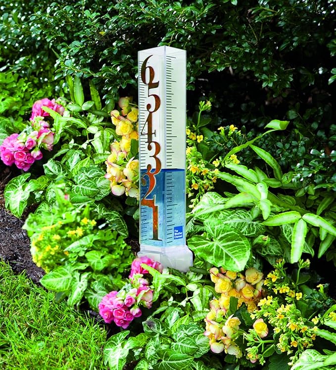 La Crosse Technology 705110TWC The Weather Channel Patina Rain Gauge