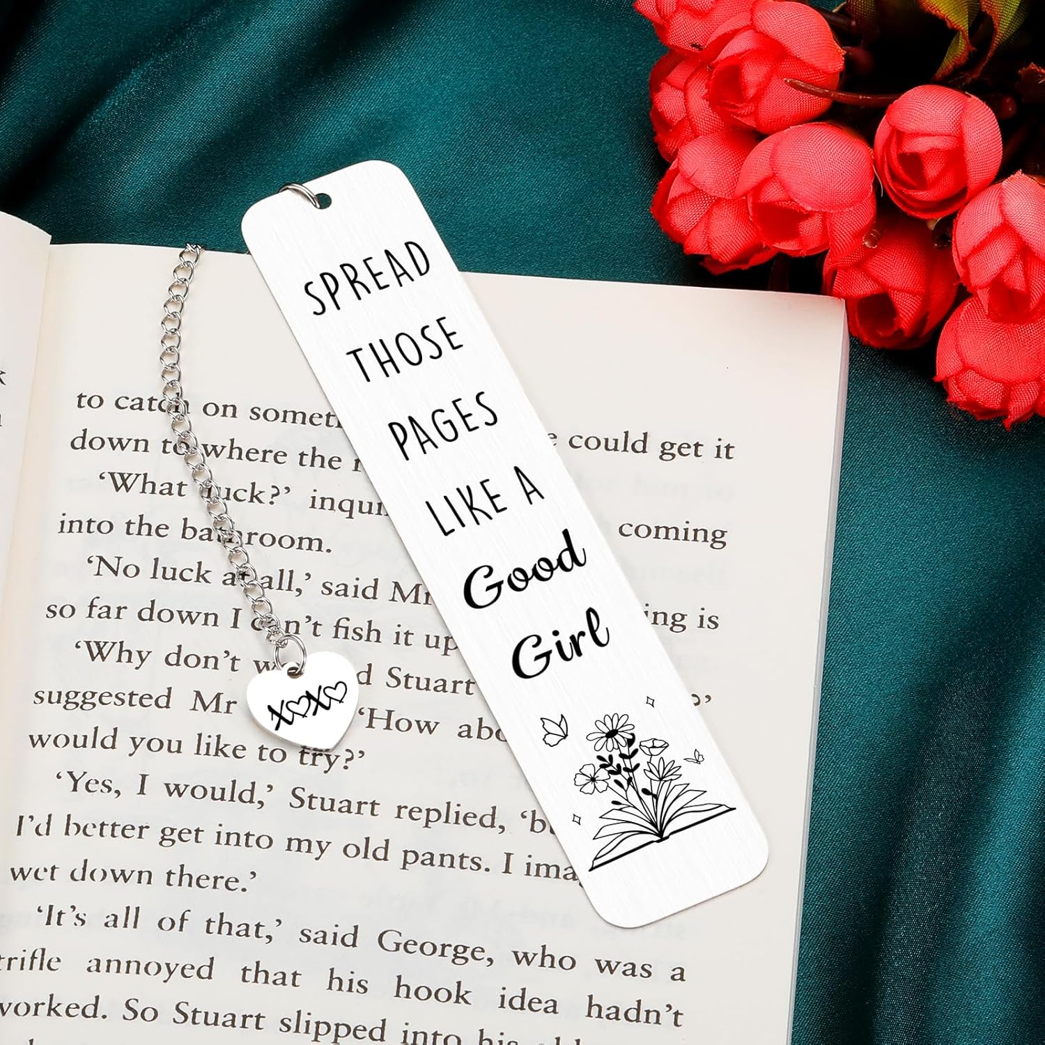 Bookmarks for Women Dark Romance Bookmarks Book Lovers Spicy Smutty Bookmark Gifts Funny Book Marks for Reading Women Metal Reading Accessories Readers Bookish Bookworm Merch Christmas - Image 4