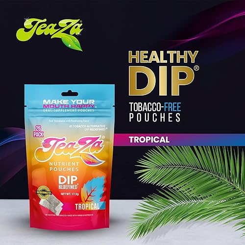 Miniatura 8 de Teaza Bolsas energéticas a base de hierbas, para masticar tabaco, alternativa sin nicotina, sin humo, tabaco alternativo y inmersión saludable,