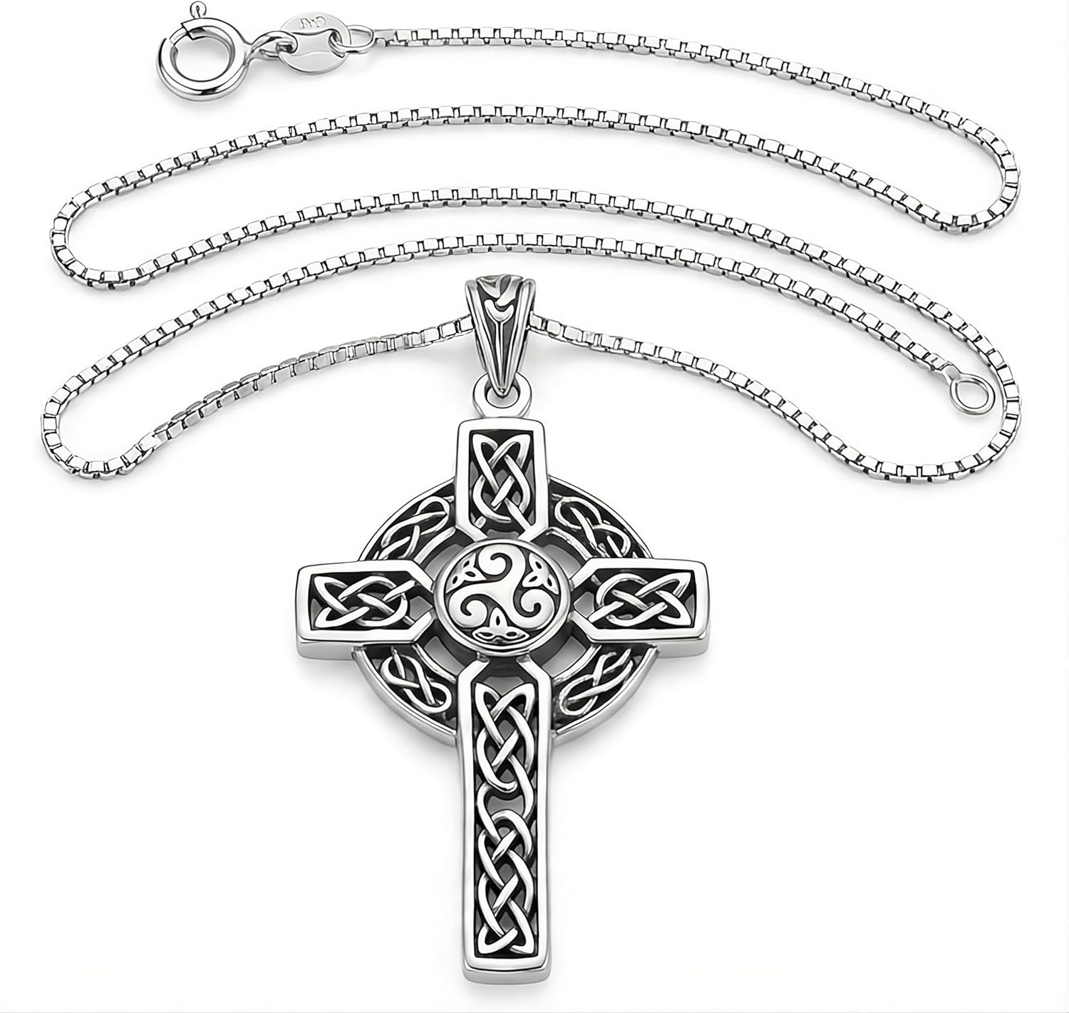 Jewelry Trends Celtic Knot Tree of Life Spiritual Growth Sterling Silver Pendant Necklace 18"