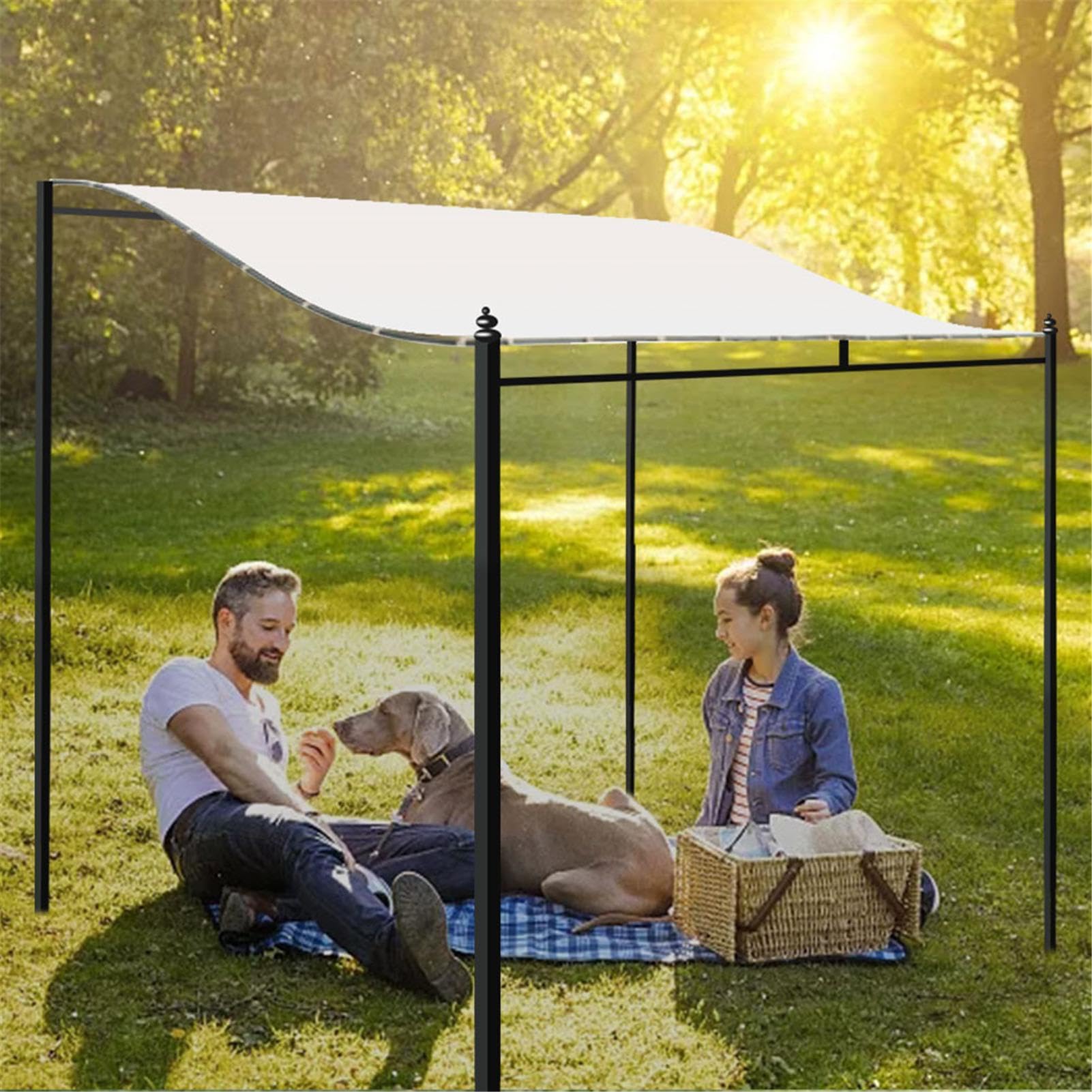 Techo de repuesto – Paño de protección solar de repuesto para el dosel, toldo transpirable, tienda de sombra, refugio, , toldo para cubierta, piscina, jardín, terraza