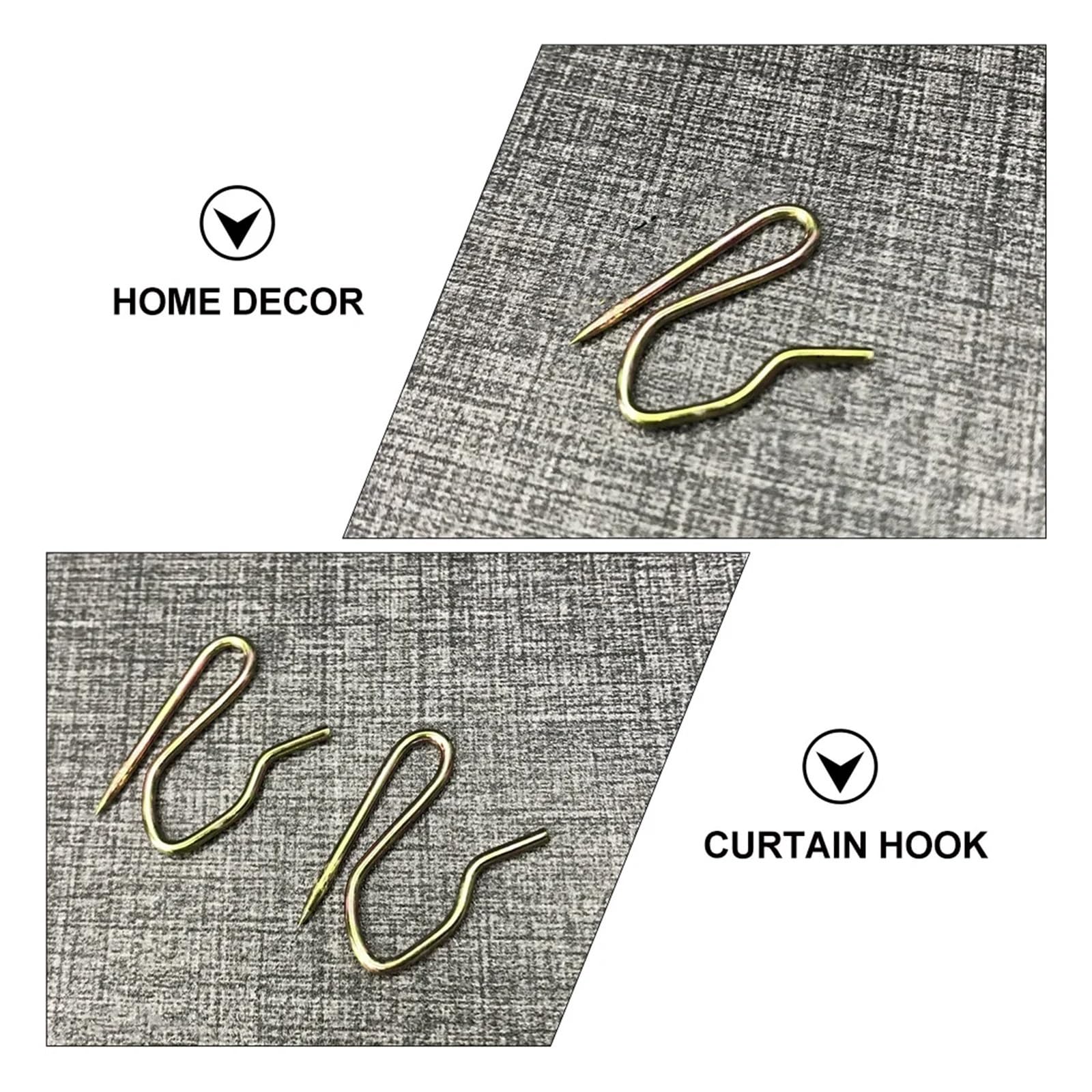 120 Haken-Clips for Vorhänge, Duschvorhang-Einlage
