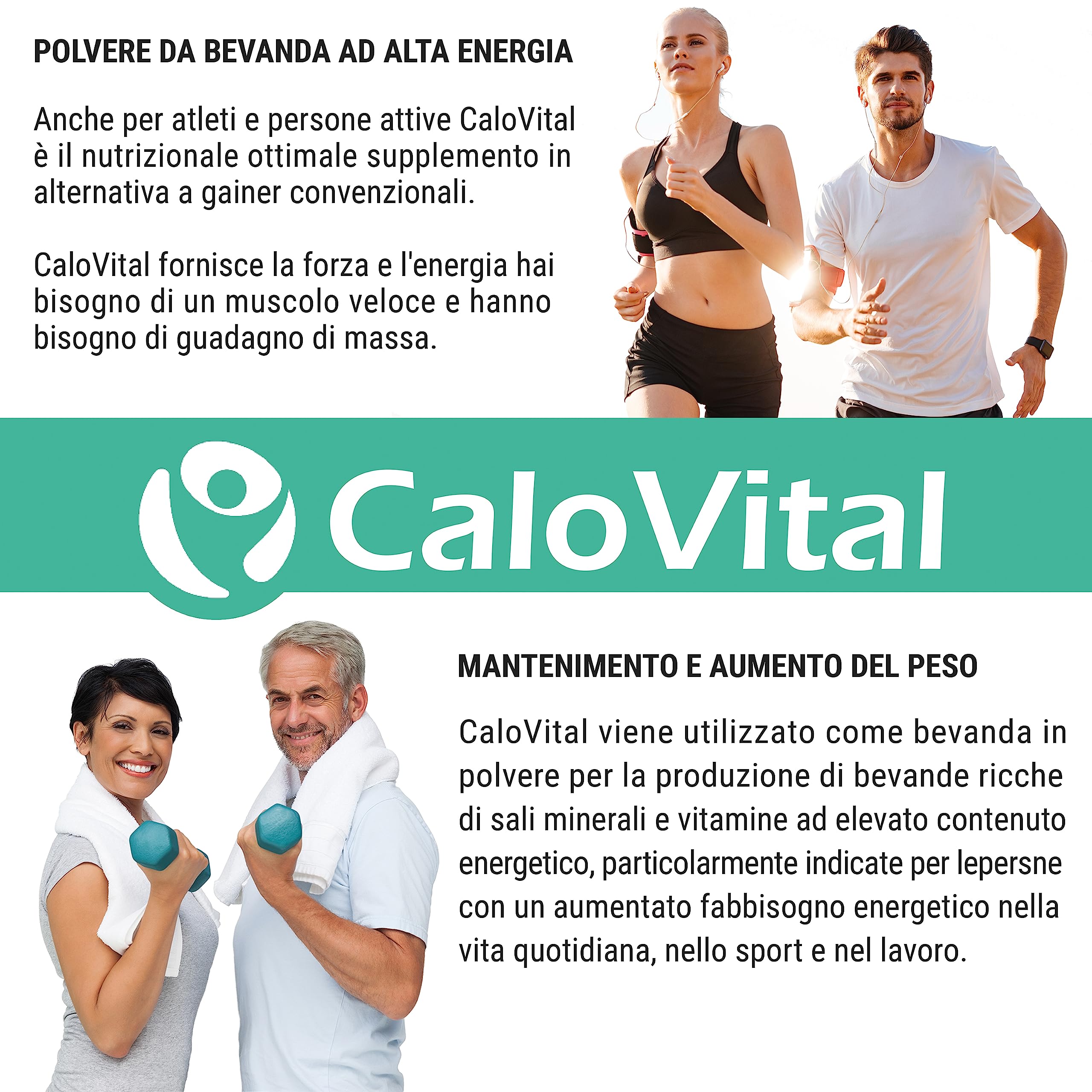 Frullati proteici sostitutivi del pasto con molte vitamine | Bere cibo ipercalorico per l'aumento di peso | Carboidrati e proteine ​​come frullato calorico | CaloVital