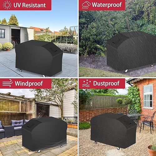 Miniatura 7 de iCOVER 5482 - Funda para parrilla Blackstone de 36 pulgadas con capucha, impermeable, ligera, de poliéster, con ventilación de aire y cubierta de