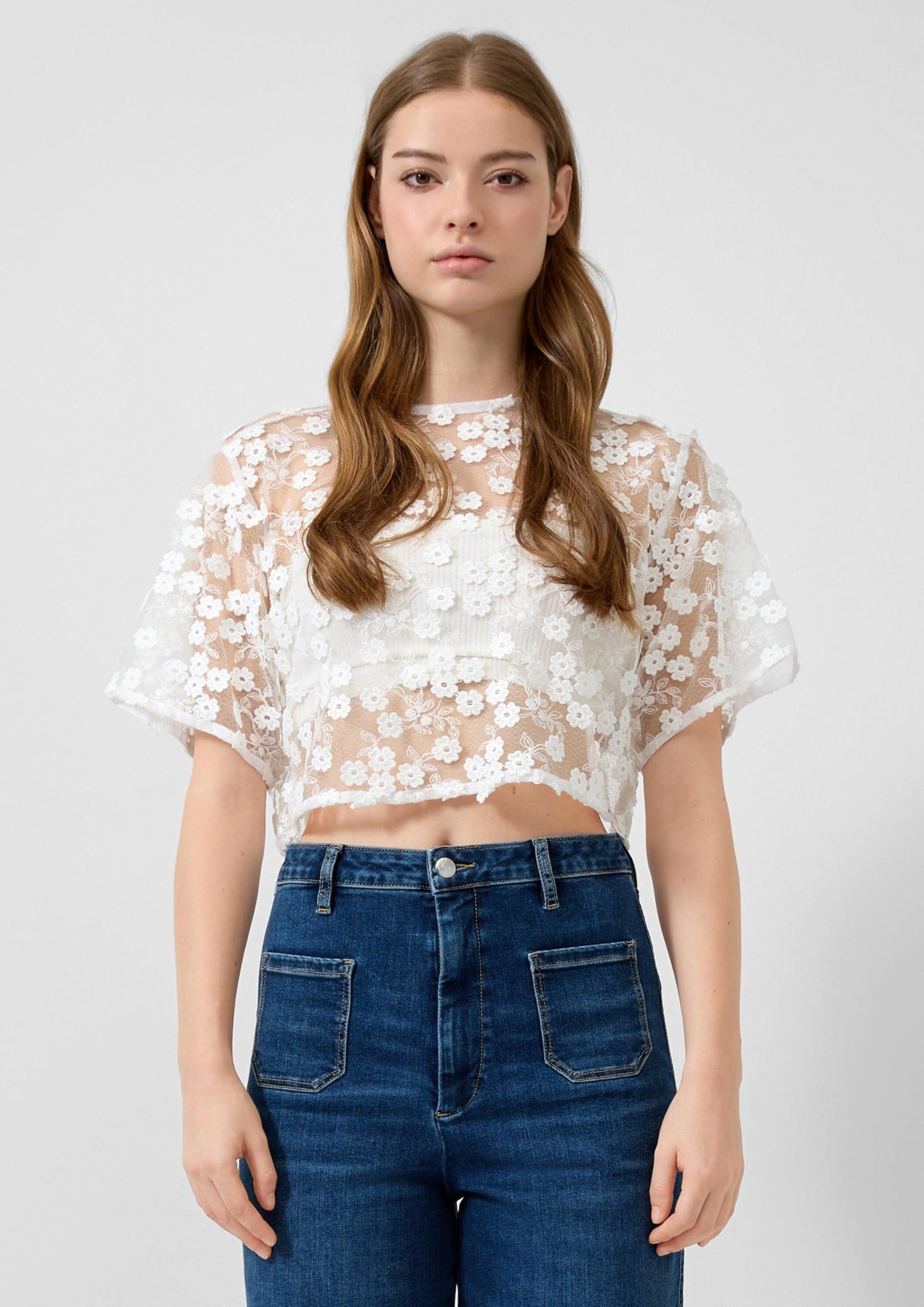 QS Transparente Bluse