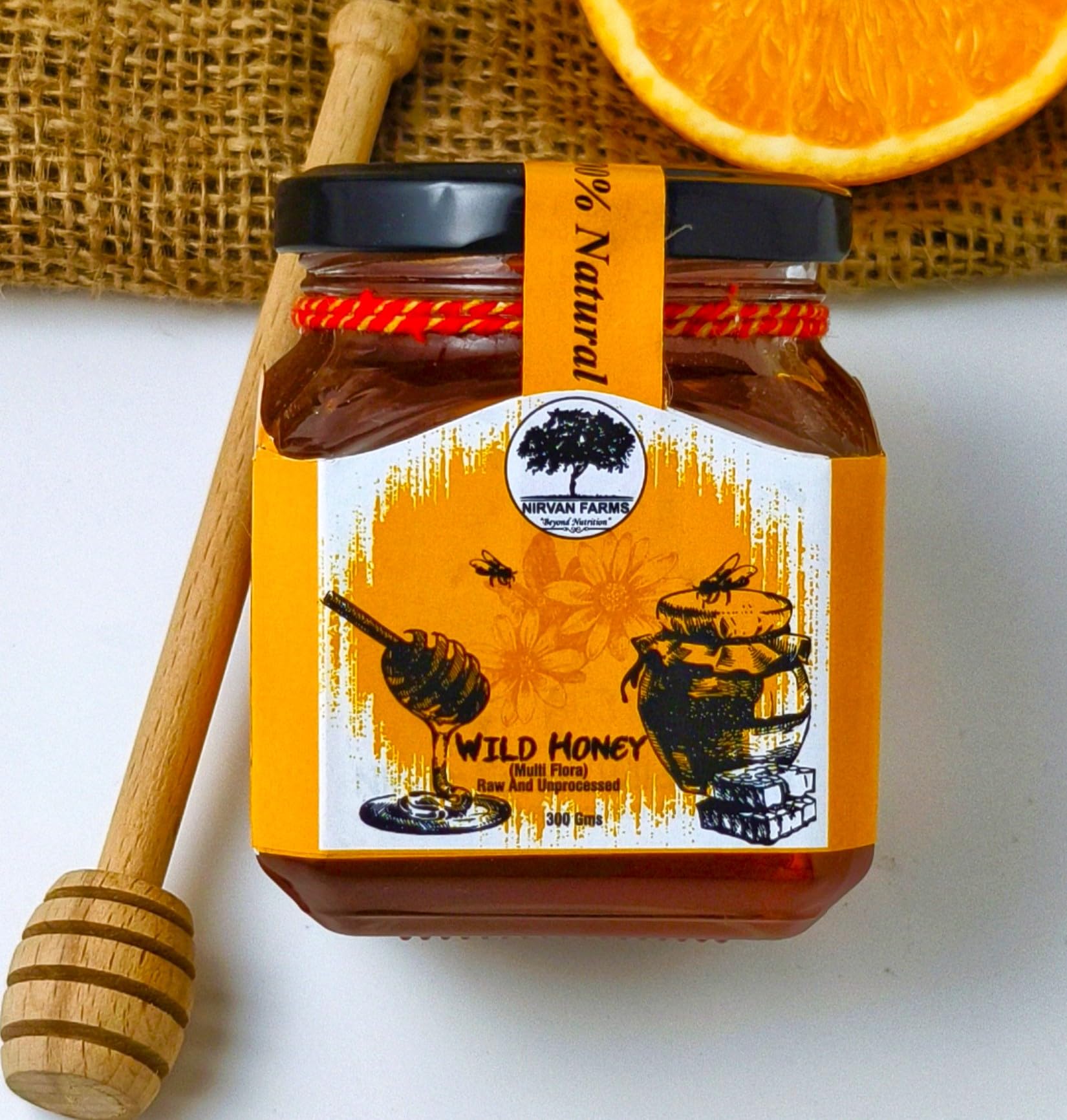 Nirvan Farms Wild Forest Honey 100% Pure Natural and Unprocessed Honey| Pack of 2-300 g (600 gms) (B0CKJWQK9K) Amazon Price History, Amazon Price Tracker