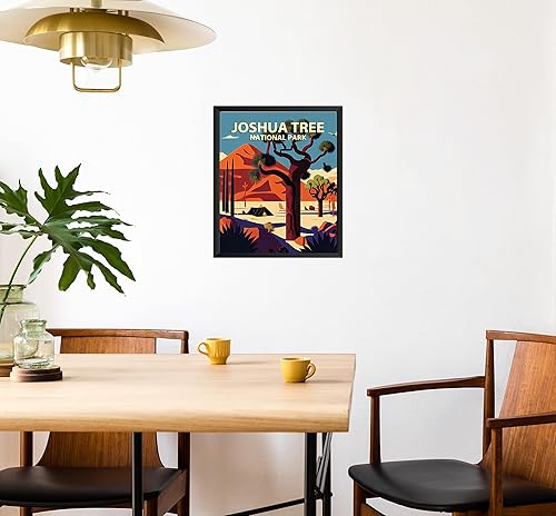 Miniatura 6 de Póster de impresión artística retro del parque nacional, arte de pared de lago de montaña, póster de sala de estar, decoración de pared, paisaje