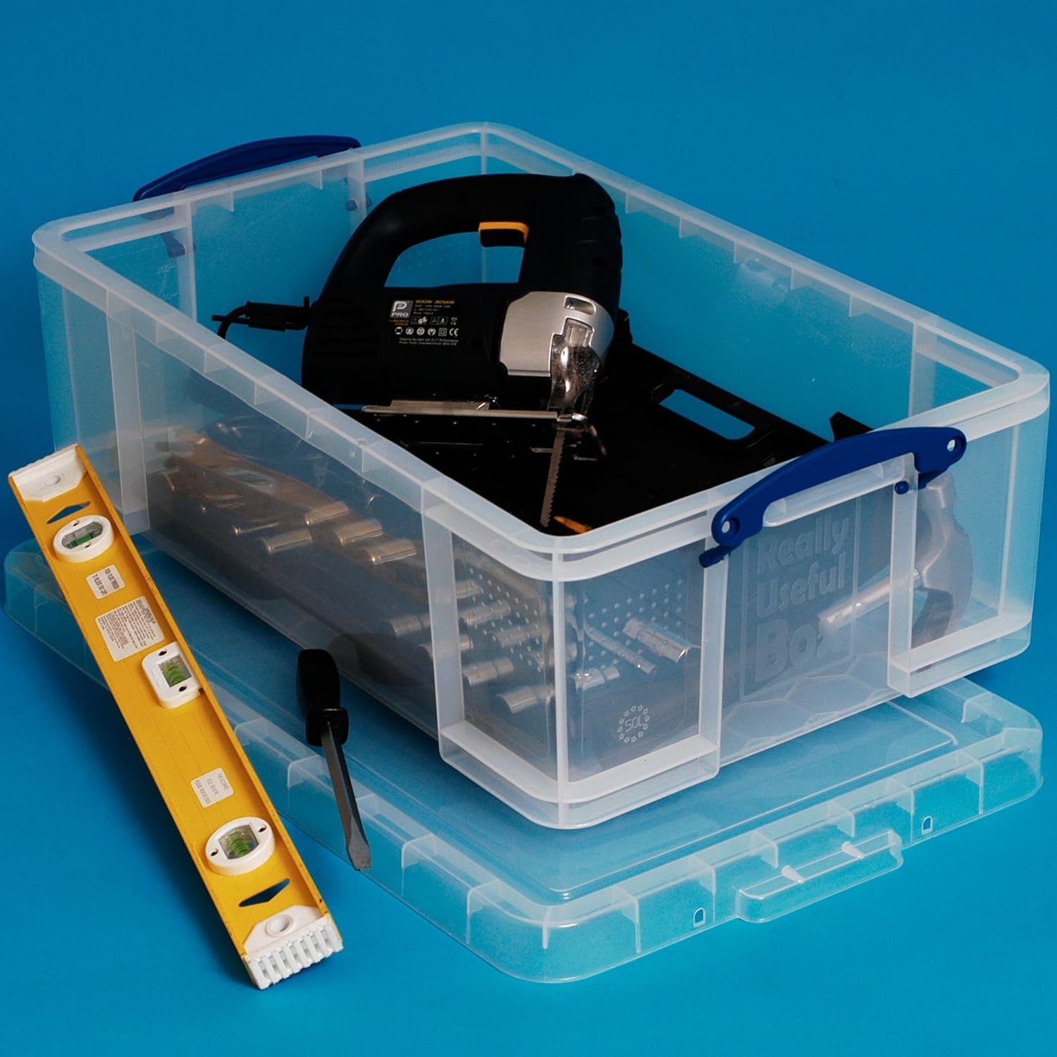 Really Useful Box 50 Litre Clear Amazon.co.uk Home & Kitchen