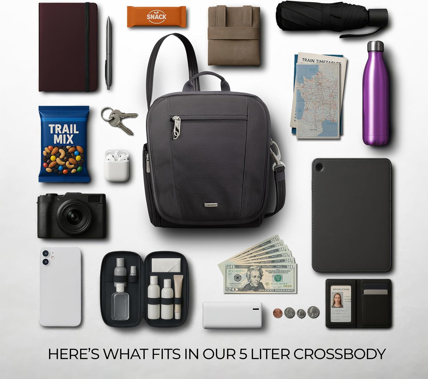 Travelon Anti-Theft Classic Medium Tour Bag - Image 7