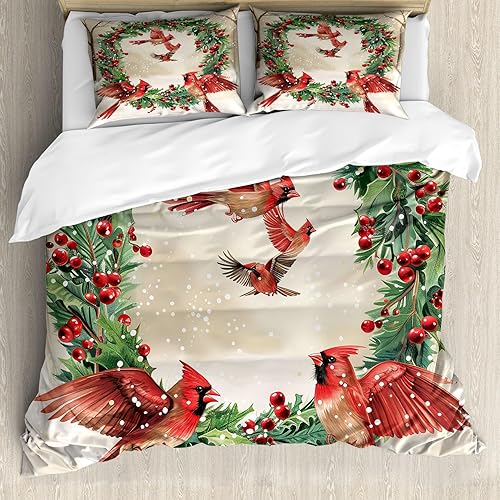 Miniatura 87 de Ambesonne Juego de funda de edredón de pesca, lubina de boca grande atrapando un bocado en espray de agua, imagen salvaje, juego de cama decorativo