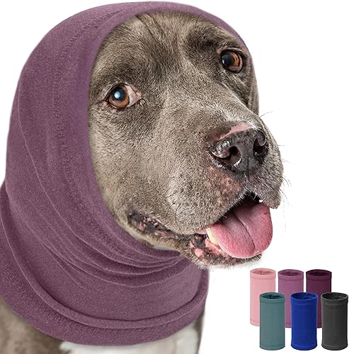PUMYPOREITY Funda calmante para orejas de perro, protección contra el ruido, protección de oídos para el alivio de la ansiedad, capucha calmante