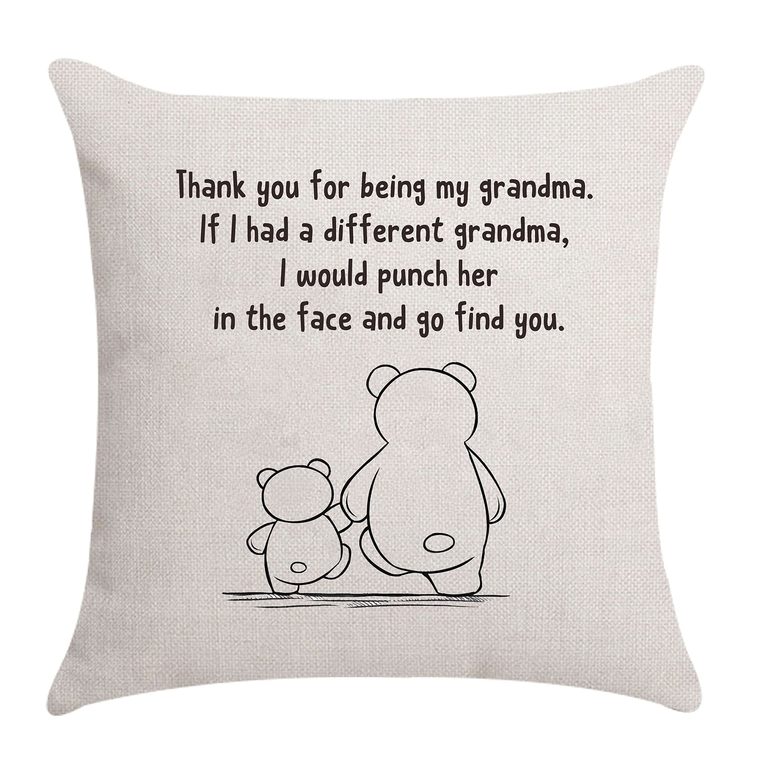 Mum Cushion Cover Throw Pillow - Mummy & Mom Gifts from Daughter & Son (Thank You for Being My Mum) — view 3
