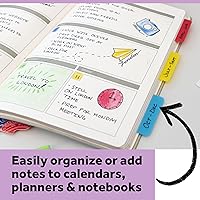 Vista 2 de Post-it Tabs, 2 in, Solid, White, 25 Tabs/On-The-Go Dispenser, 2 Dispensers/Pack (686F-50WH)